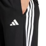 adidas Train Essentials 3-Stripes Woven Womens Pants Black JI8313 - Image 4