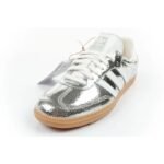 Adidas womens sports shoes Samba OG silver sneakers fashionable leather - Image 3