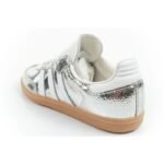 Adidas womens sports shoes Samba OG silver sneakers fashionable leather - Image 5