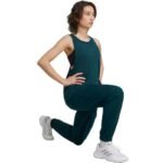 adidas Yoga Essentials Womens Pants Green JY2812 - Image 6