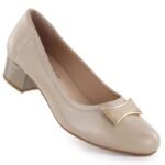 Beige womens pumps Jezzi 200-15