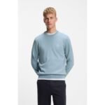 Boss Knitwear Kanovano_S Mens Sweatshirt Light/Pastel Blue (50527583-451) - Image 3