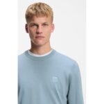 Boss Knitwear Kanovano_S Mens Sweatshirt Light/Pastel Blue (50527583-451) - Image 4