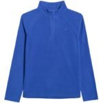 Boys fleece sweatshirt 4F M058 cobalt 4FJWAW25UFLEM058 36S - Image 2