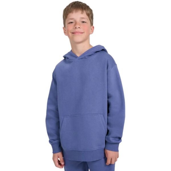 Boys sweatshirt 4F M1945 blue 4FJWAW25TSWSM1945 33S