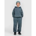 Boys sweatshirt with hood, open, 4F 4FJRAW25TSWSM2344-46S - Image 5