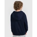 Boys sweatshirt with hood, open, 4F 4FJRMM00TSWSM2482-31S - Image 2