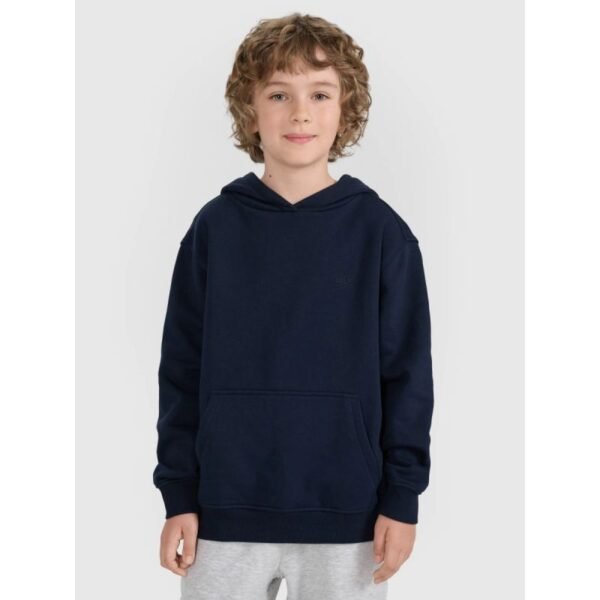 Boys sweatshirt with hood, open, 4F 4FJRMM00TSWSM2482-31S