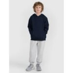 Boys sweatshirt with hood, open, 4F 4FJRMM00TSWSM2482-31S - Image 4