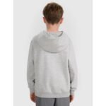 Boys sweatshirt with hood, open, 4F 4FJWMM00TSWSM1860-25M - Image 2