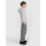 Boys sweatshirt with hood, open, 4F 4FJWMM00TSWSM1860-25M - Image 3