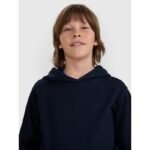 Boys sweatshirt with hood, open, 4F 4FJWMM00TSWSM1860-31S - Image 3