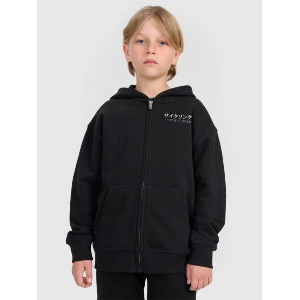 Boys zip-up hoodie sweatshirt 4F 4FJRAW25TSWSM2346-20S