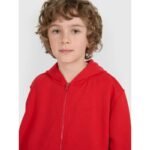 Boys zip-up hoodie sweatshirt 4F 4FJRAW25TSWSM2488-62S - Image 6
