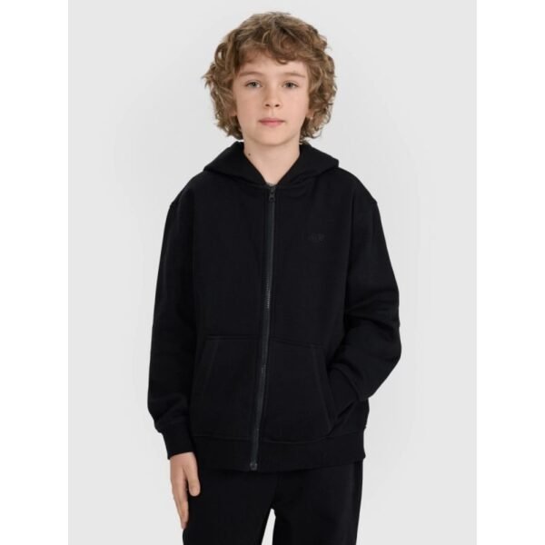 Boys zip-up sweatshirt with hood 4F 4FJRMM00TSWSM2481-20S