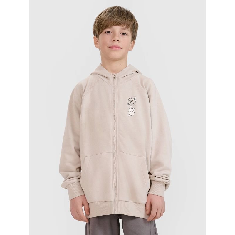 lupin-wear-ca-boys-zip-up-sweatshirt-with-hood-4f-4fjrss25tswsm2103-83s-1731948 Boys zip-up sweatshirt with hood 4F 4FJRSS25TSWSM2103-83S - Image 1