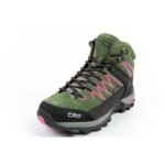 CMP Rigel womens trekking shoes leather durable waterproof ankle boots green - Image 3