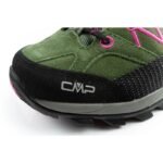 CMP Rigel womens trekking shoes leather durable waterproof ankle boots green - Image 6