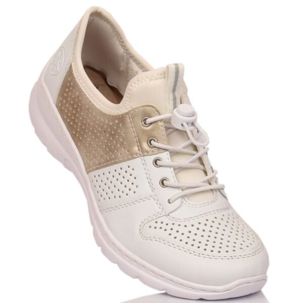 Comfortable Rieker W L3254-80 white shoes