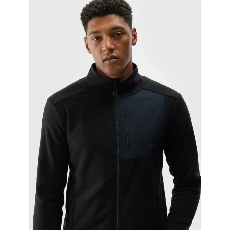 lupin-wear-ca-fleece-sweatshirt-4f-m-4fwaw24tflem250-20s-1150410 Fleece sweatshirt 4F M 4FWAW24TFLEM250-20S - Image 1