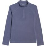 Fleece sweatshirt for girls 4F F060 navy blue 4FJWAW25UFLEF060 31S - Image 2