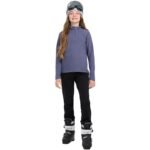 Fleece sweatshirt for girls 4F F060 navy blue 4FJWAW25UFLEF060 31S - Image 5