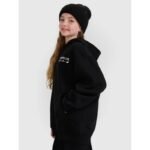 Girls sweatshirt with a hood, 4F 4FJRAW25TSWSF2516-20S - Image 4