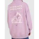 Girls sweatshirt with a hood, 4F 4FJWSS25TSWSF1482-52S - Image 3