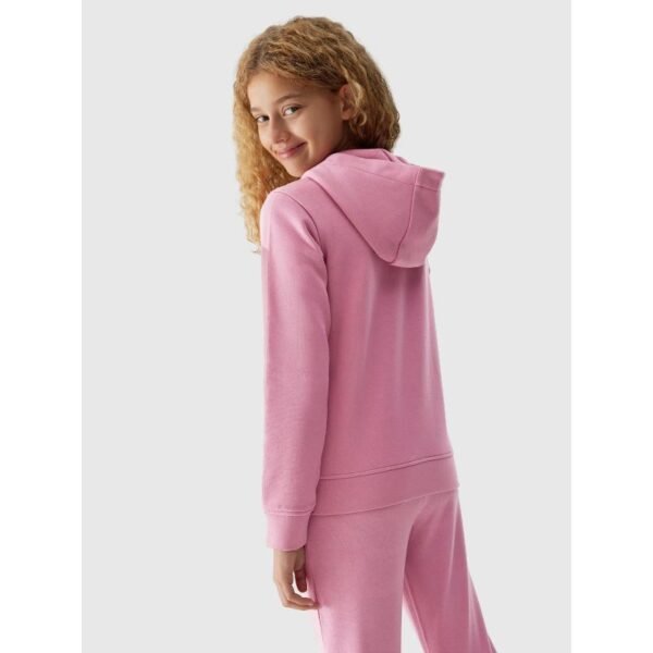 Girls sweatshirt with a hood, 4F Junior