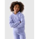 Girls sweatshirt with a hood, 4F Junior 4FJWMM00TSWSF1315-32S