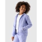 Girls sweatshirt with a hood, 4F Junior 4FJWMM00TSWSF1315-32S - Image 5