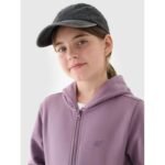 Girls sweatshirt with a hood, 4F Junior 4FJWMM00TSWSF1315-51S - Image 4