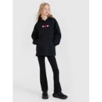 Girls sweatshirt with a hood, open, 4F 4FJRSS25TSWSF2235-20S - Image 2