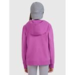 Girls sweatshirt with a zipper and hood 4F 4FJWSS25TSWSF1706-50S - Image 5