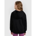 Girls sweatshirt with hood, open, 4F 4FJWMM00TSWSF1862-20S - Image 2