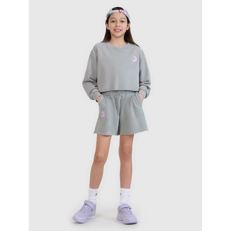 lupin-wear-ca-girls-sweatshirt-without-a-hood-4f-4fjwss25tswsf1504-25s-1732025 Girls sweatshirt without a hood, 4F 4FJWSS25TSWSF1504-25S - Image 1