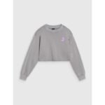 Girls sweatshirt without a hood, 4F 4FJWSS25TSWSF1504-25S - Image 5