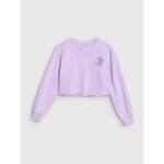 Girls sweatshirt without a hood, 4F 4FJWSS25TSWSF1504-52S - Image 5