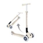 Globber PRIMO FOLDABLE LIGHTS ECOLOGIC scooter - Coconut (696-566-2) - Image 5