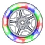 Glowing scooter wheels 121mm 2 pcs (538-002)