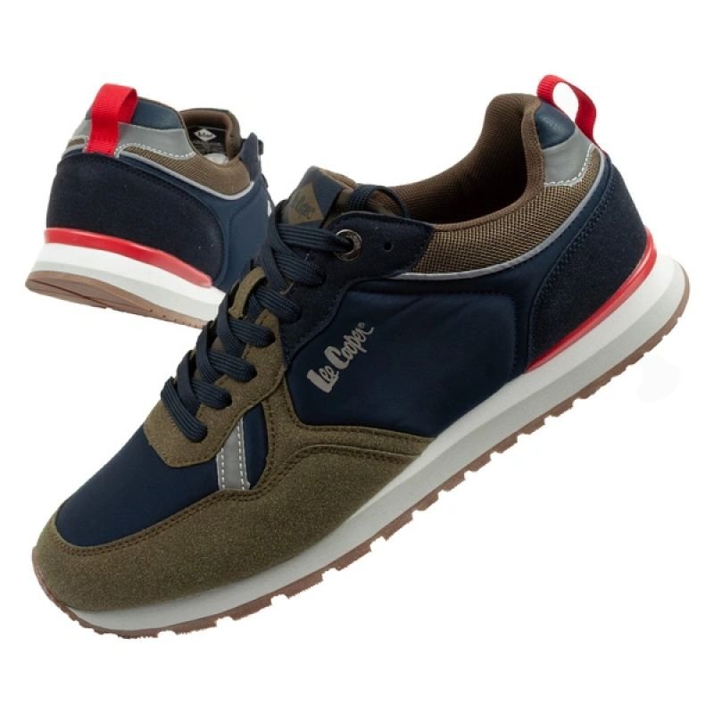 lupin-wear-ca-lee-cooper-men-s-sneakers-fashionable-comfortable-durable-navy-blue-khaki-2308457 Lee Cooper mens sneakers, fashionable, comfortable, durable, navy blue, khaki - Image 1