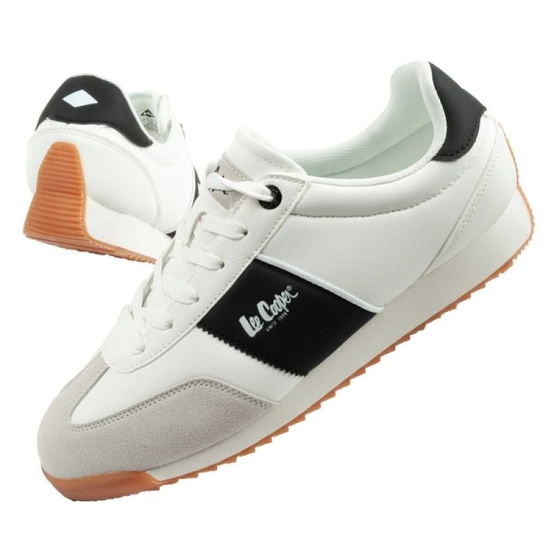 lupin-wear-ca-lee-cooper-sports-shoes-sneakers-men-s-fashionable-comfortable-white-2308465 Lee Cooper sports shoes sneakers mens fashionable comfortable white - Image 1