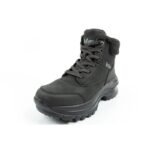 Lee Cooper womens winter hiking sports shoes, insulated, black, lace-up - Image 3