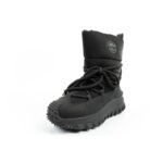 Lee Cooper womens winter hiking sports shoes, insulated, black, natural leather - Image 3