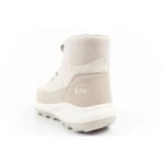Lee Cooper womens winter hiking sports shoes, insulated, cream, eco-leather - Image 5