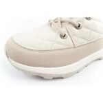 Lee Cooper womens winter hiking sports shoes, insulated, cream, eco-leather - Image 6