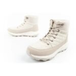 Lee Cooper womens winter hiking sports shoes, insulated, cream, eco-leather - Image 8