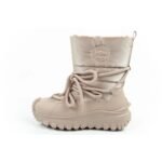 Lee Cooper womens winter trekking sports shoes, insulated, beige, natural leather - Image 2