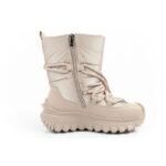 Lee Cooper womens winter trekking sports shoes, insulated, beige, natural leather - Image 4