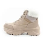 Lee Cooper womens winter trekking sports shoes Lee Cooper insulated beige - Image 2